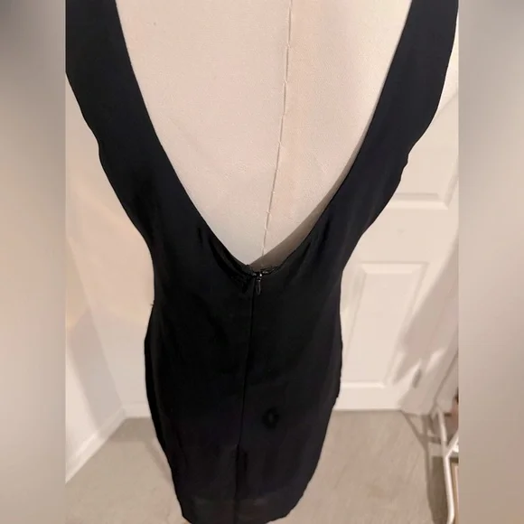 Vintage 1960s Hand-Beaded Sequined Shift Dress - Size S - Picture 5 of 12